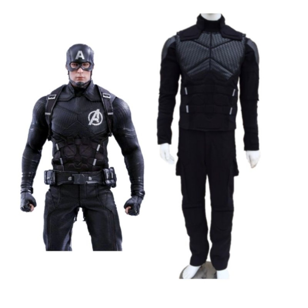 Captain America Black Concept Suit